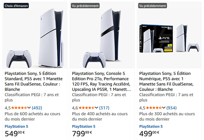  Une grosse augmentation de prix de la PS5 est prévue (maj3)