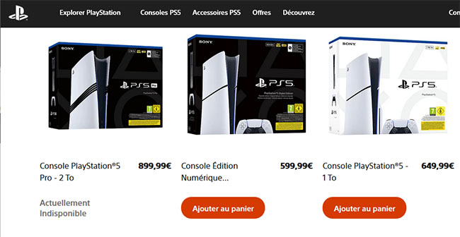  Une grosse augmentation de prix de la PS5 est prévue (maj3)
