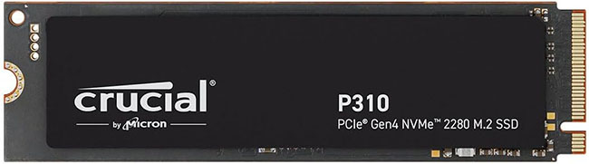 Bon Plan : des SSD M.2. NVMe à prix cassés (maj le 22/06) | Bhmag Crucial P310 NVMe M.2 SSD (2280) with black top cover and PCIe Gen4 label Bon Plan : des SSD M.2. NVMe à prix cassés (maj le 22/06)