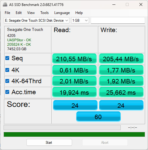 Test du disque dur externe 3,5" Seagate One Touch 8 To auto alimenté | Bhmag Test du disque dur externe 3,5" Seagate One Touch 8 To auto alimenté